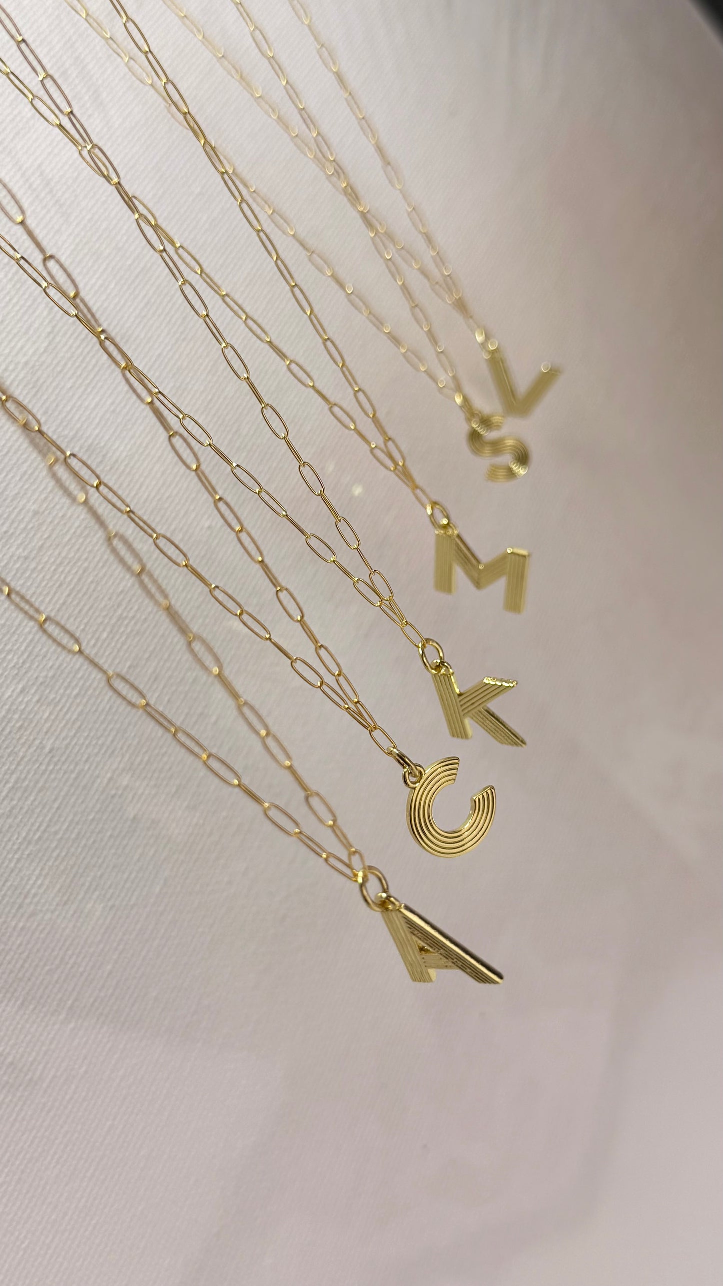 14k Gold Filled Letter Necklace