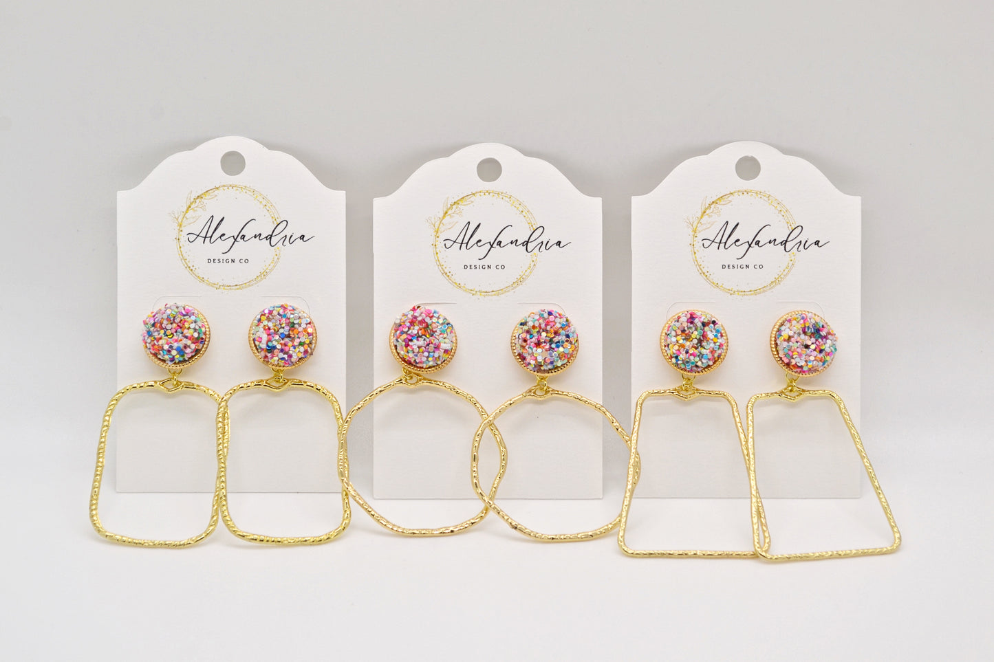Confetti Glitter Hoops