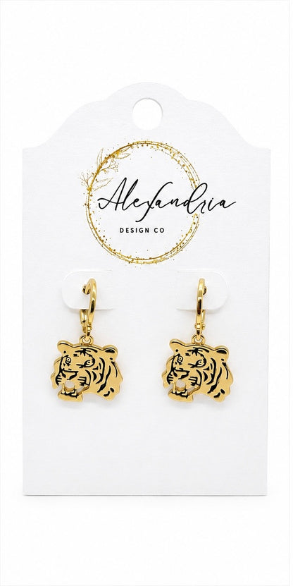 18k Gold Filled Tiger