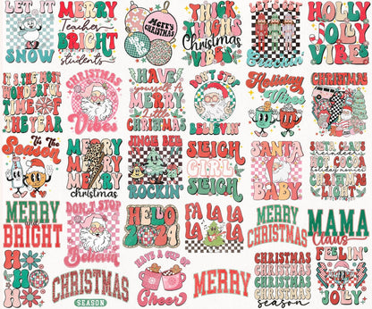 Pre-Order: Retro Christmas Sweatshirt (Designs 19-30)