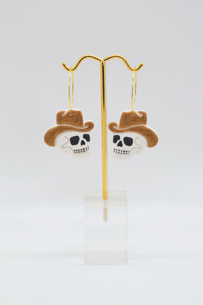 Western Skull Hoops