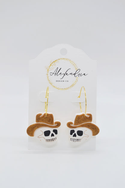 Western Skull Hoops