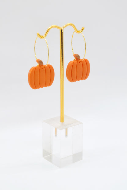 Orange Pumpkin Hoops