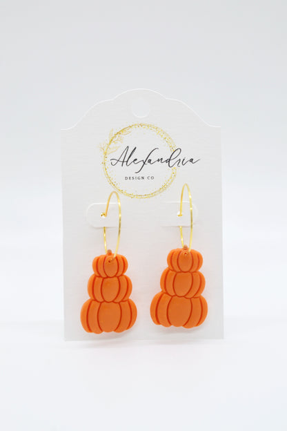 Orange Stacked Pumpkin Hoops