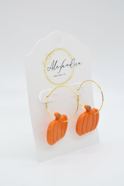 Orange Pumpkin Hoops