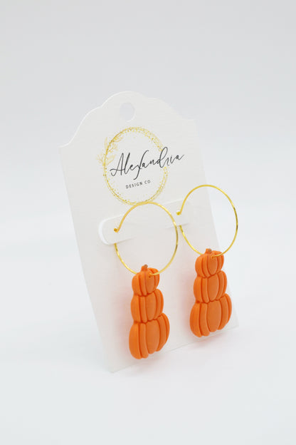 Orange Stacked Pumpkin Hoops