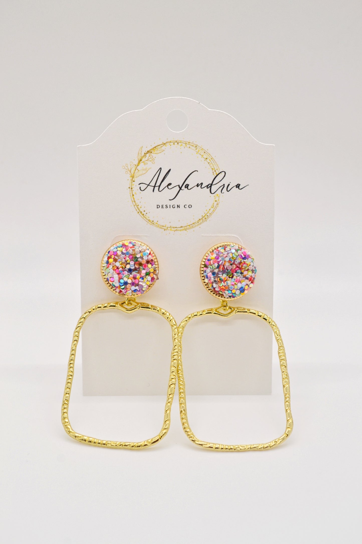 Confetti Glitter Hoops